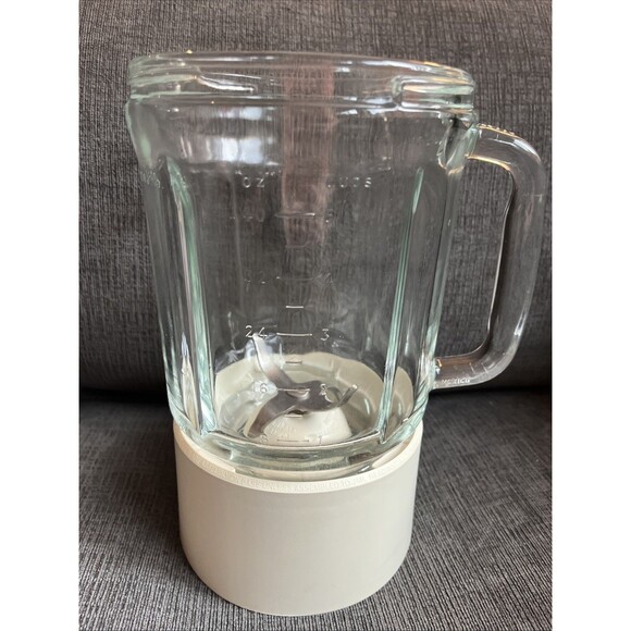 KitchenAid Blender Replacement PITCHER Part Glass JAR KSB5WH 5 Cups 40oz no lid - Picture 3 of 6